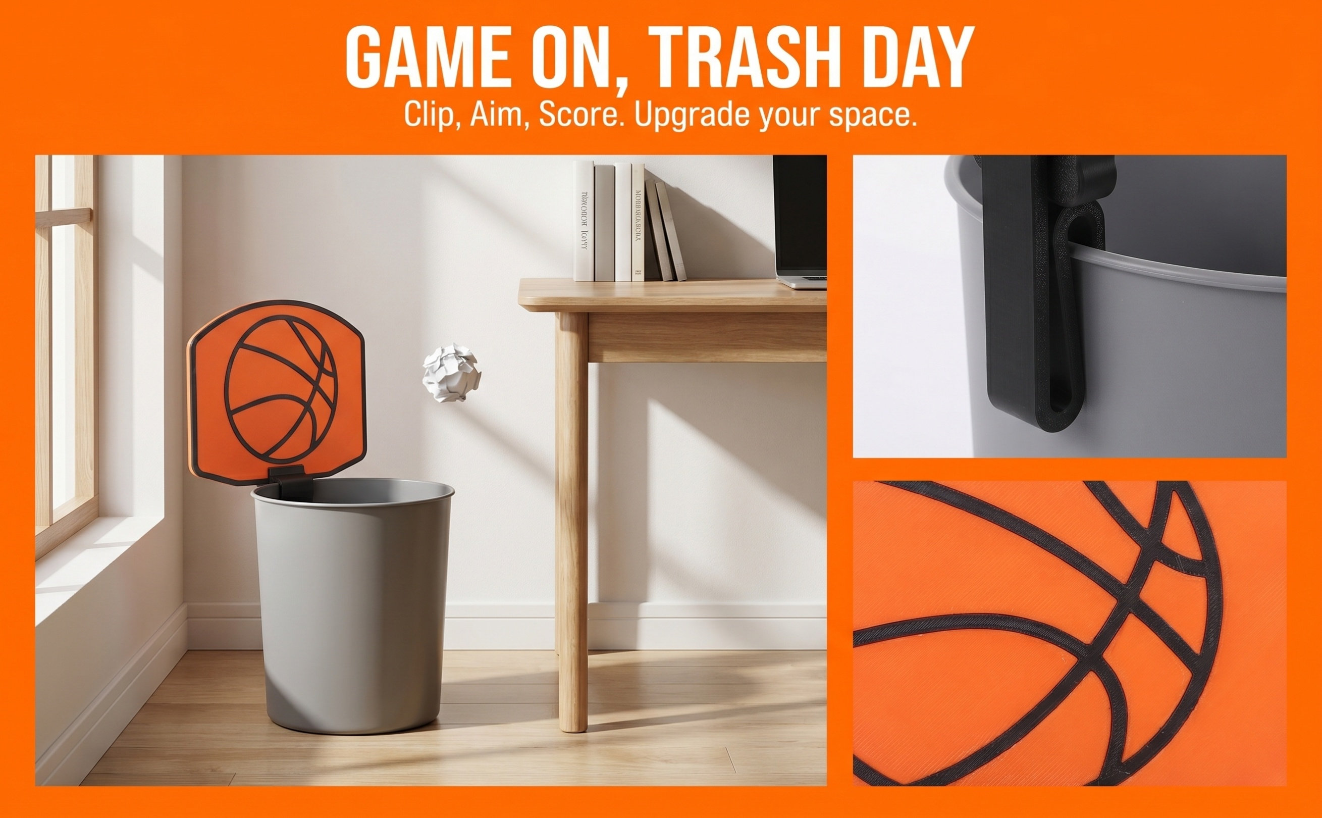 Şık Arka Panelli, Çöp Kutusu İ - Basketball Hoop incelemesi ve fiyatı