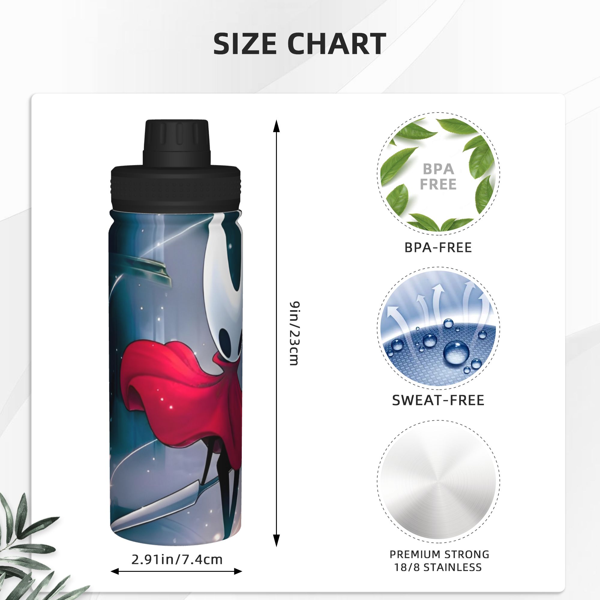 Hollow Knights Silksongs 18OZ  - Sports Water Bottle Insulated incelemesi ve fiyatı